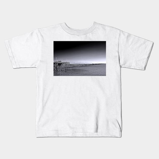 Southend on Sea Pier Essex England Kids T-Shirt by AndyEvansPhotos